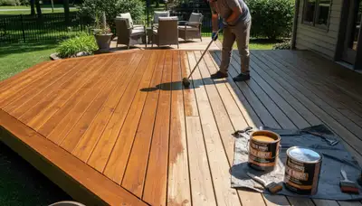 Professional deck staining and wood protection in Columbus, OH using quality finishes and expert technique