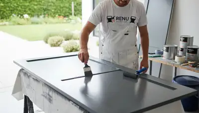 Professional door painting service by expert house painters in Columbus, OH
