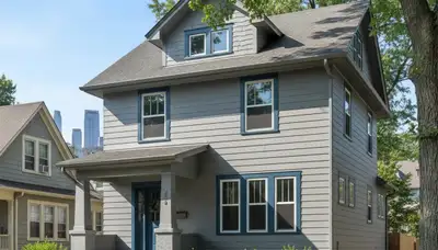 Freshly painted Columbus, OH home exterior showing durable, smooth finish by local house-painting experts