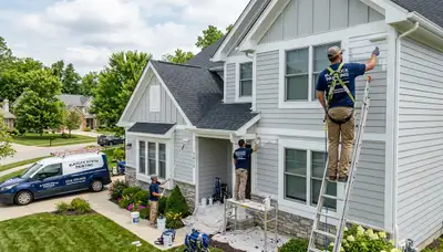 Professional house painters providing exterior home painting in Columbus, OH