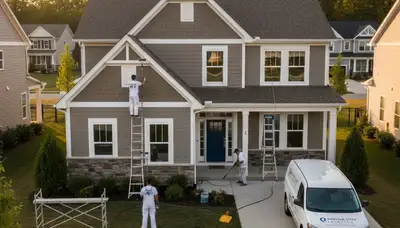 Professional house painting service in Columbus, OH for residential interior and exterior painting