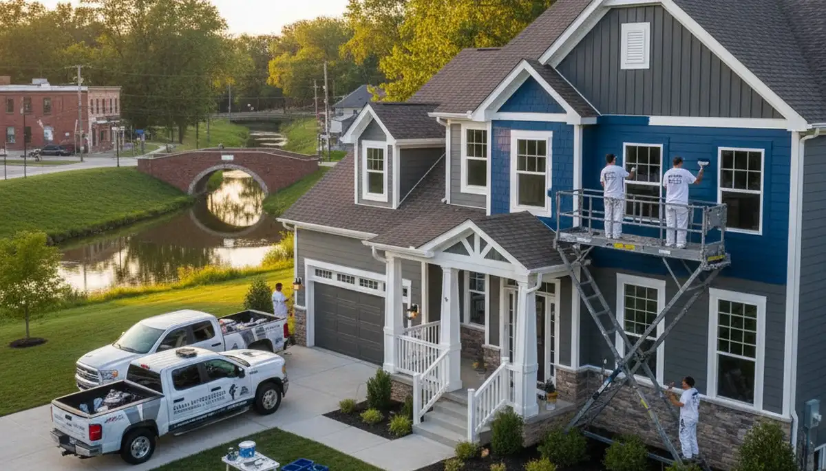 Professional house painting service in Columbus, OH for interior and exterior homes