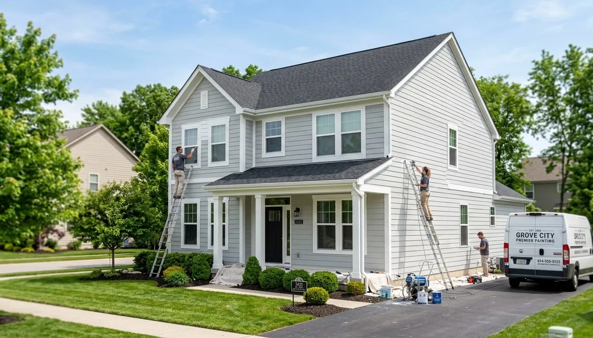 Professional exterior house painting service in Columbus, OH by Painting in Columbus experts