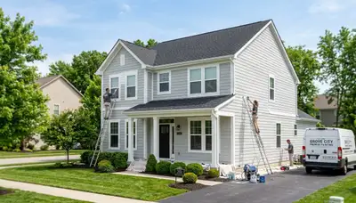 Professional exterior house painting service in Columbus, OH by Painting in Columbus experts