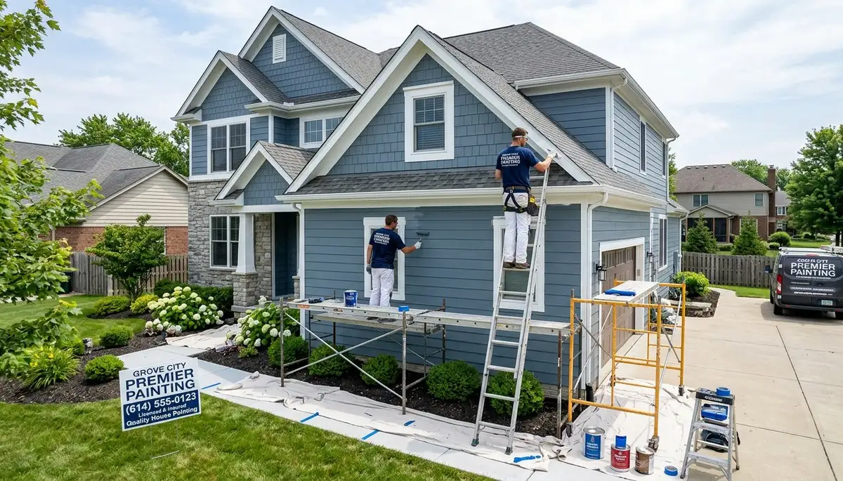Professional house painting services for homes in Columbus, OH by paintingincolumbusoh.com