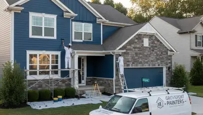 Professional exterior house painting service in Columbus, OH by local painting experts