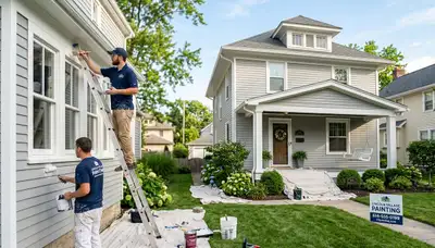 Professional house painters in Columbus OH providing quality exterior and interior painting services