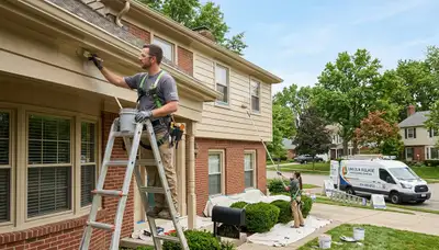 Professional house painters in Columbus OH providing expert residential painting services