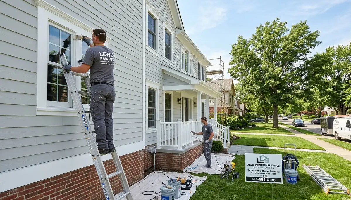 Professional house painting services in Columbus, OH for residential exterior and interior homes