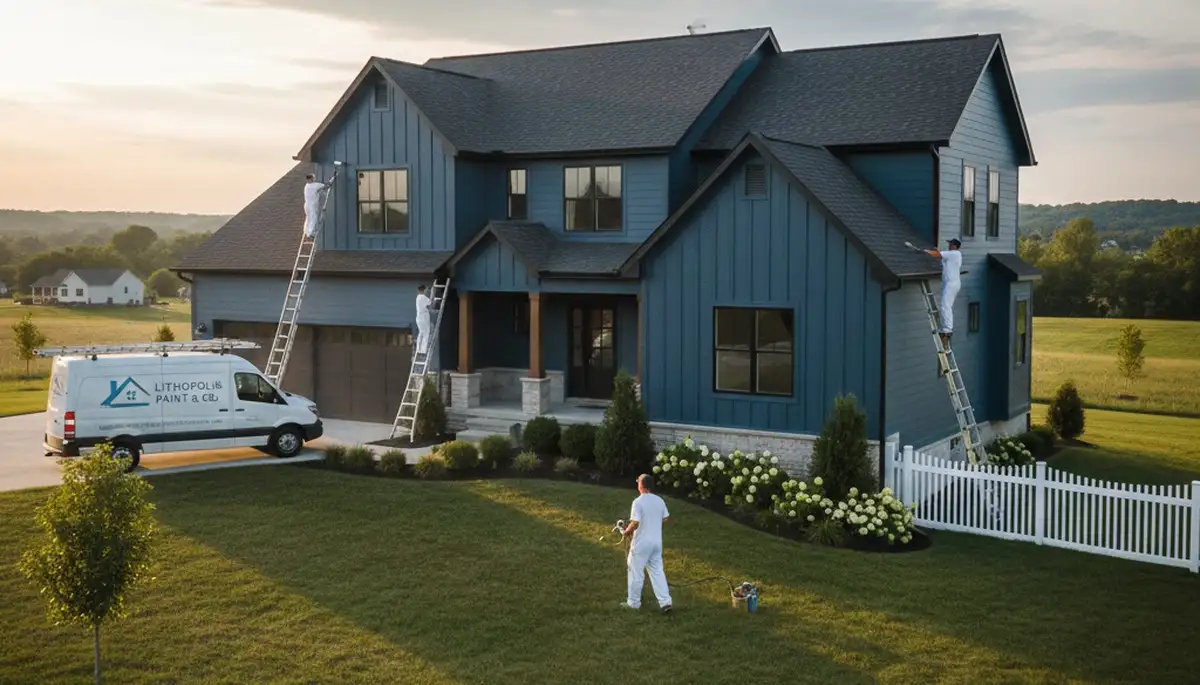 House painting service in Columbus, OH for interior and exterior home painting projects