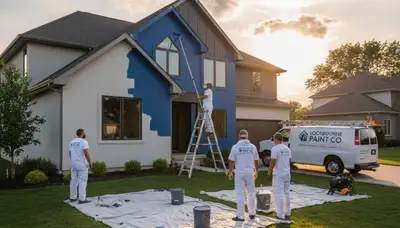 Professional house painting service in Columbus, OH for residential interior and exterior painting projects