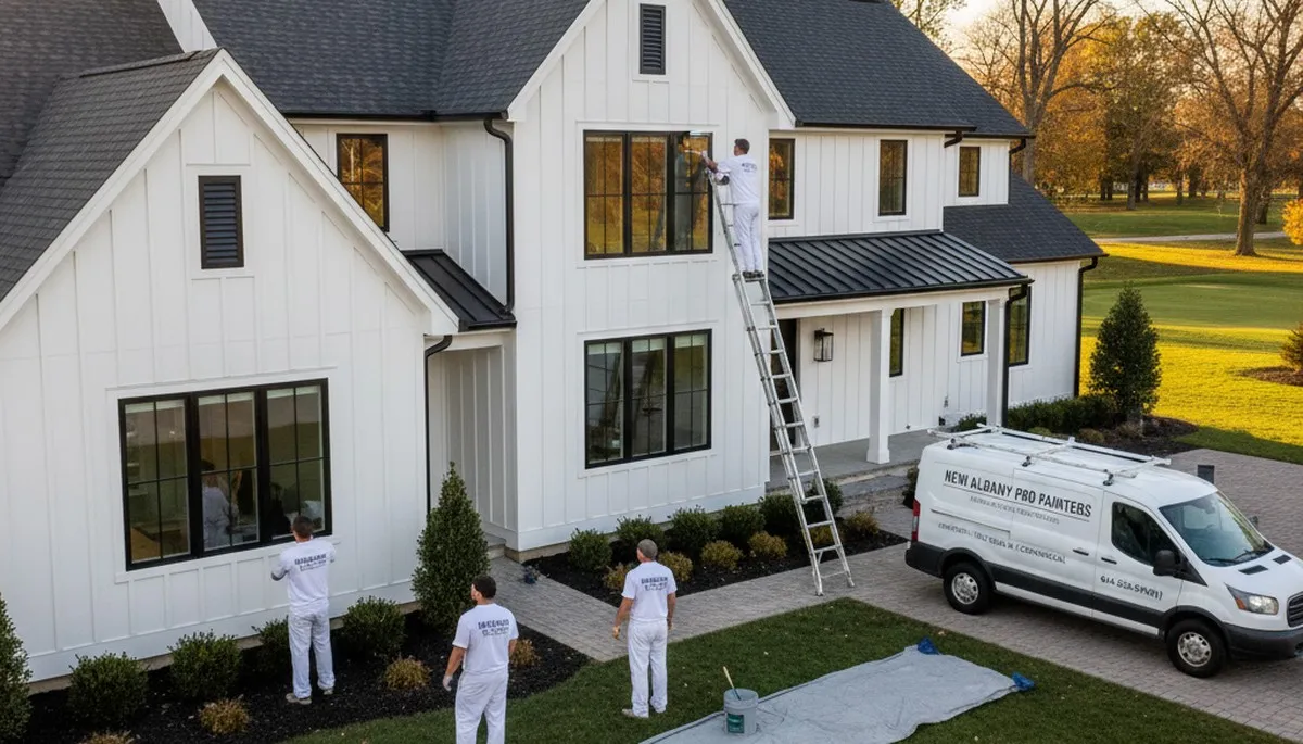 House painting service in Columbus, OH for residential exterior and interior painting projects