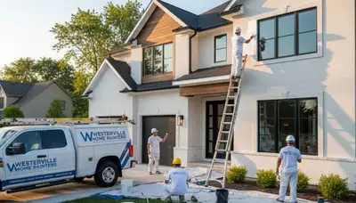 Professional house painters in Columbus, OH providing interior and exterior painting services