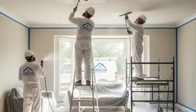 Professional popcorn ceiling removal service in Columbus, OH home interior renovation